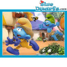 4 in 1 Puzzle dei Puffi - Villaggio dei Puffi - 35, 48, 54, 70 pezzi