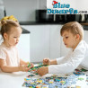 2 Smurfenpuzzels en Memoryspel - Smurfen hebben plezier - 30, 48, 24 stukjes
