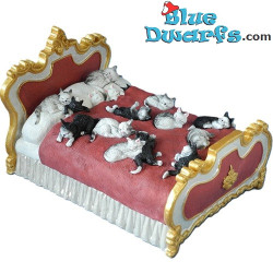 Katzen auf einem Bett - Dubout Katzenfigur - Parastone - 13 cm