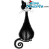 Kikou - Dubout Cat Figurine - Parastone - 18 cm