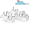 El recreo - Figura de gato de Dubout - Parastone - 13 cm