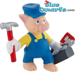 Practical Pig - Three Little Pigs - Disney figurine - Bullyland - 6.5 cm