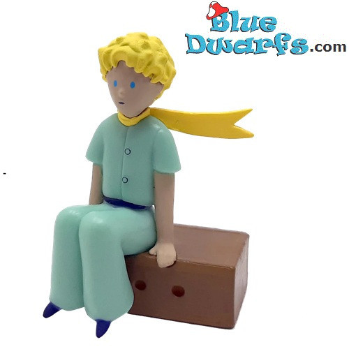 Der kleine Prinz auf seiner Kiste​ – Figur des kleinen Prinzen – Plastoy – 7 cm