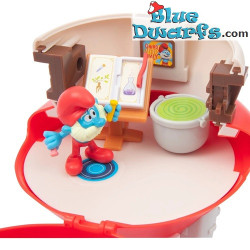 Papá Pitufo con Casa - Set de juego - Giochi Preziosi - 2024 - 5,5 cm