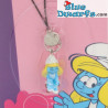 Plastic smurfen hanger: Smurfin op krukje (+/- 2,5 cm)