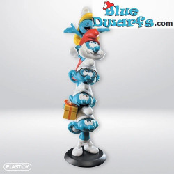 La colonna dei puffi XXL- Figurina resina - Plastoy - 37cm