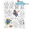 Album de stickers Schtroumpfs - Pages pour coller les stickers incluses - Ravensburger - 250 stickers