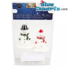 2x LED Snowmans lights - Smurfs Decoration Product - Magic Village - 10cm
