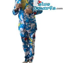 Traje de Pitufo con corbata - Azul - Opposuits - Talla 40/50