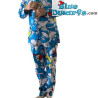 Smurfenpak met stropdas - Blauw - Opposuits - Maat 40/50