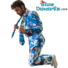 Costume de Schtroumpf avec cravate - Bleu - Opposuits - Taille 40/50