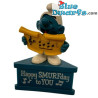 20038: Pitufo cantante - Happy SMURFday to you - (pedestal) - Schleich - 5,5cm