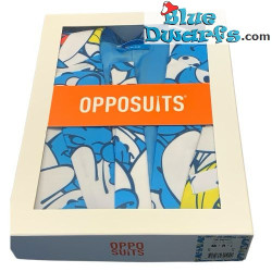 Costume de Schtroumpf avec cravate - Bleu - Opposuits - Taille 38/48