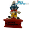 20090: Pitufo payaso - nariz azul - Danke Schööön - (pedestal) - Schleich - 5,5cm