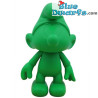 Puffo verde chiaro 20 cm – Figura Global Smurfday in vinile – con testa e braccia mobili