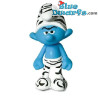 Grote Smurf en Mopper Smurf -figuren - Mopper verandert van kleur in de kou - Giochi Preziosi - 5 cm