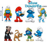 Schtroumpfette phosphorescente – Figurine Schtroumpfs en sachet - Giochi Preziosi - 5,5 cm