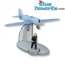L’Héritage de M. Pump Jo, Zette et Jocko - Figurine avion Tintin - Tintinimaginatio - N°43 - 15,5 cm