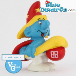 Grand Bazar smurf - Magician smurf - Promo smurf - 1990 - Schleich - 5,5cm - Very Good Condition