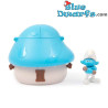 Maison Champignon bleu clair des Schtroumpfs avec le Schtroumpf Costaud – Giochi Preziosi – 7,5 cm