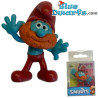 Ken - Hermano de Papá Pitufo - Figura de Pitufo en caja - Giochi Preziosi - 7,5 cm