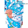 Completo da ragazzo dei Puffi con cravatta - Blu - Opposuits - Taglia 10/140