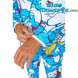 Abito da Puffo con cravatta - Blu - Opposuits - Taglia 42/52