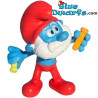 Casa Fungo Rosso dei Puffi con Grande Puffo – Giochi Preziosi – 7,5 cm