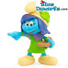 Smurf green Mushroom House with Smurfstorm Smurfette – Giochi Preziosi – 7.5 cm
