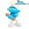 Lichtblauw Paddenstoelenhuis van de Smurfen met Potige Smurf – Giochi Preziosi – 7,5 cm