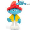 Casa Fungo Arancione dei Puffi con Miniatura del Puffo Pompiere – Giochi Preziosi – 7,5 cm
