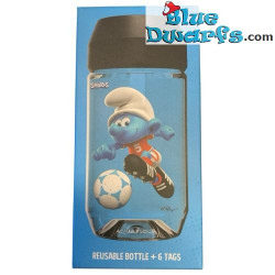 Bottiglia Premium dei Puffi – I Puffi – 6 Etichette – Aquafigure – 330 ML