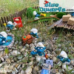 Wood Bridge - Smurfs Decoration Product - Smurf Not Included - 19x10cm
