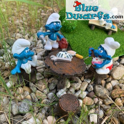 5 x Tools - Smurfs Decoration Product - Smurf Not Included - +/- 2,5cm