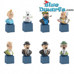 Beeldje Kuifje: "8x Tintin figuur" (Moulinsart/ 2017)