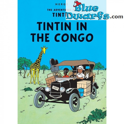 Tintin in Congo – Cartolina di Tintin – Tintinimaginatio - 10x15cm