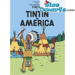 Tintin in America – Cartolina di Tintin – Tintinimaginatio - 10x15cm