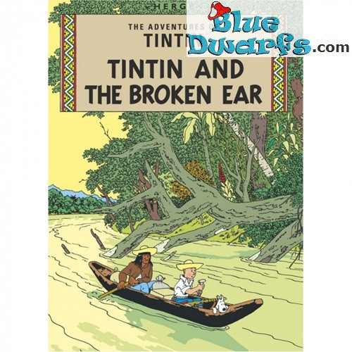 Álbum de Tintín: Tintín y la Oreja Rota - Postal de Tintín - Tintinimaginatio - 10x15cm