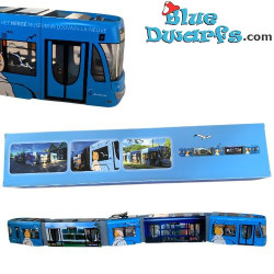Straßenbahn - Tim und Struppi Figur - Modell MIVB T3000 - Limitierte Auflage - 1000 Stück weltweit - Tintinimaginatio - 37cm