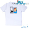Weißes Tim-Reporter-T-Shirt – 100 % Baumwolle – Tintinimaginatio – Größe L