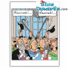 Tintin, Hourrah!! - Cartolina doppia di Tintin - Tintinimaginatio - 12,5x17,5cm