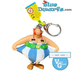 Obelix with hands in pocket - Keyring figurine - Asterix and Obelix - Plastoy - 8cm - Very Good Condition