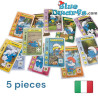 5x carte - les schtroumpfs - Conad