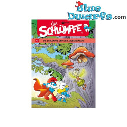 Livre des Schtroumpfs N° 42 - Les Schtroumpfs et la cape magique - Édition allemande - Couverture rigide - 48 pages