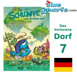 De Smurfenboek Nr. 7 – De Smurfen en het verloren dorp – Duitse editie – Harde kaft – 48 pagina’s