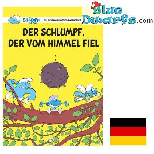 Libro dei Puffi – Speciale Puffi: Il Puffo caduto dal cielo – Edizione tedesca – Copertina rigida – 56 pagine