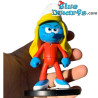 Smurfette Kung Fu - Blue Resin 2024 - Set 3 - Resin smurf statue - 11 cm