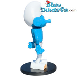 Puffo Robot / Meccanico - Blue Resin 2024 -  resina - figurina / Statuea puffi - 11 cm