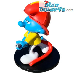 Pompier Schtroumpf - Blue Resin 2024 - Serie 3 - Résine figurine - 11 cm