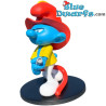 Pompier Schtroumpf - Blue Resin 2024 - Serie 3 - Résine figurine - 11 cm